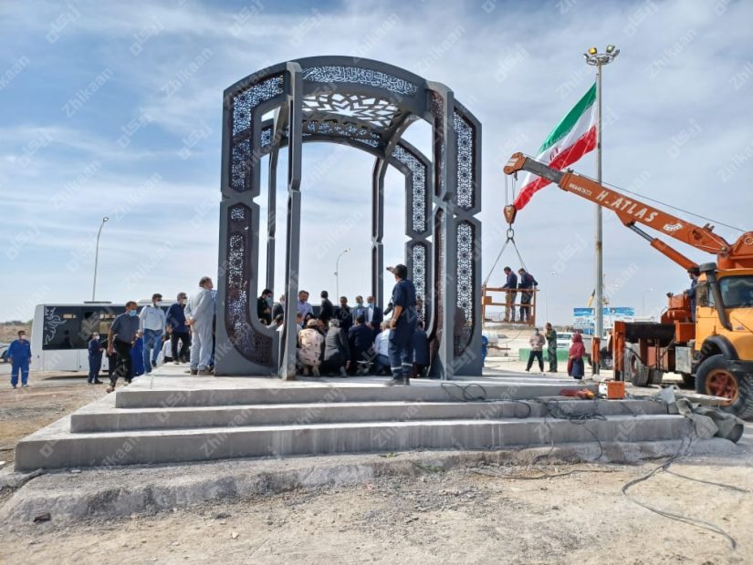بازدید اعضای محترم کمیسیون انرژی مجلس شورای اسلامی از کارگاه نصب المان لاوان